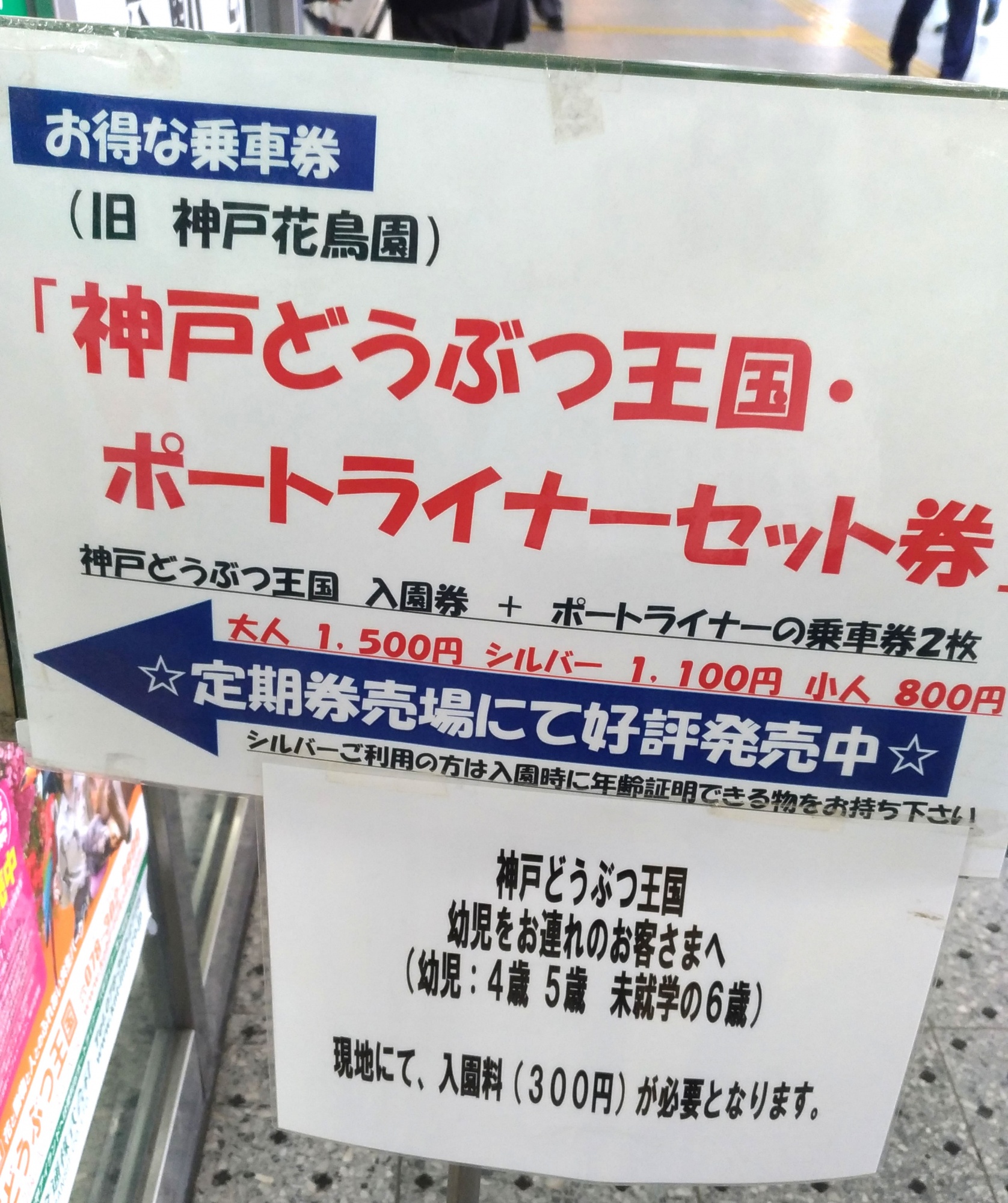 超美品 神戸どうぶつ王国 入園チケット